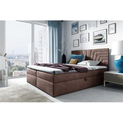 Fun Moebel - LAZARO Nr.4 - Altrosa - Boxspring bed Fun Moebel - LAZARO Nr.4 - Altrosa - Boxspring bed