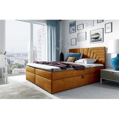 Fun Moebel - LAZARO Nr.4 - 120x200cm - Gelb - Boxspringbett Fun Moebel - LAZARO Nr.4 - 120x200cm - Gelb - Boxspringbett