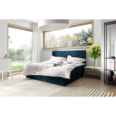 Fun Moebel - LAZARO Nr.5 - Blau - 160x200cm - Boxspringbett Fun Moebel - LAZARO Nr.5 - Blau - 160x200cm - Boxspringbett