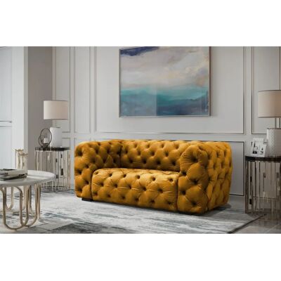 Fun Moebel - NATALIE - Goldgelb - Riviera - Sofa Fun Moebel - NATALIE - Goldgelb - Riviera - Sofa