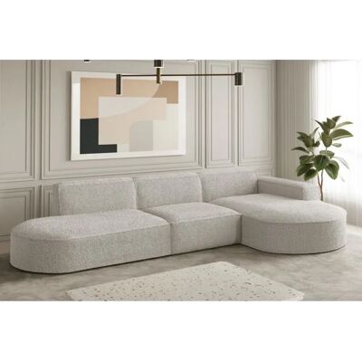 Fun Moebel - PALMA - Pearl - Ottomane Rechts - Sofa Fun Moebel - PALMA - Pearl - Ottomane Rechts - Sofa