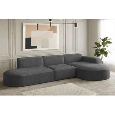 Fun Moebel - PALMA - Graphitgrau - Ascot - Sofa Fun Moebel - PALMA - Graphitgrau - Ascot - Sofa