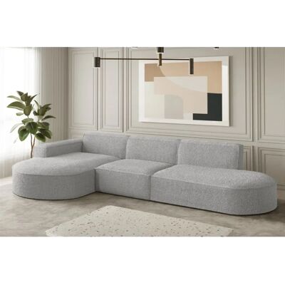 Fun Moebel - PALMA - Toffee Ascot - Left Ottoman - Sofa Fun Moebel - PALMA - Toffee Ascot - Left Ottoman - Sofa