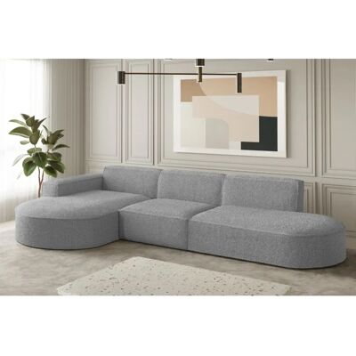 Fun Moebel - PALMA - Taupe - Ascot Stoff - Sofa Fun Moebel - PALMA - Taupe - Ascot Stoff - Sofa