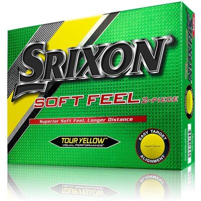 Srixon Soft Feel 10 Jaune - Balles de golf Srixon Soft Feel 10 Jaune - Balles de golf
