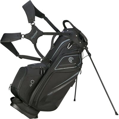 Cleveland Saturday 2 Sac de golf avec support - Noir & Compact - Publicité Cleveland Saturday 2 Sac de golf avec support - Noir & Compact - Publicité