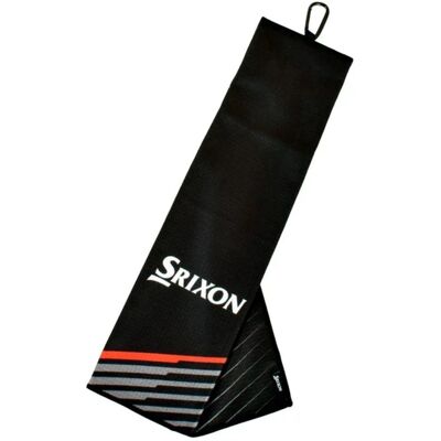 Toalla de golf Tri-Fold de Srixon - Toalla de microfibra de alta absorción Toalla de golf Tri-Fold de Srixon - Toalla de microfibra de alta absorción