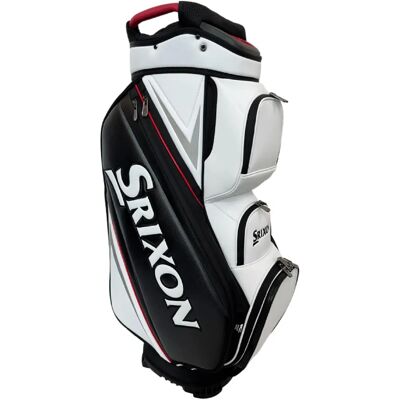 Srixon Tour Cartbag - Blanc/Noir - 14 Compartiments - Poches Imperméables - Équipement Sportif - Publicité Srixon Tour Cartbag - Blanc/Noir - 14 Compartiments - Poches Imperméables - Équipement Sportif - Publicité