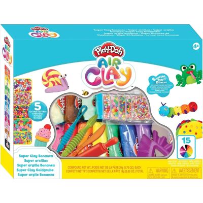 Zestaw do Rzeźbienia z Lekkiej Agliny Play-Doh - Super Clay Bonanza Zestaw do Rzeźbienia z Lekkiej Agliny Play-Doh - Super Clay Bonanza