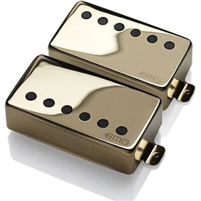 Ensemble EMG Signature James Hetfield - Micro-actifs Brushed Gold - Publicité Ensemble EMG Signature James Hetfield - Micro-actifs Brushed Gold - Publicité