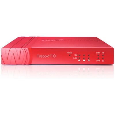 WatchGuard - Firebox T10 - 0.4 Gbit/s - Hardware firewall WatchGuard - Firebox T10 - 0.4 Gbit/s - Hardware firewall