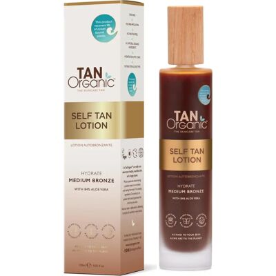 TanOrganic Self Tan Lotion Medium Bronze (100 ml) TanOrganic Self Tan Lotion Medium Bronze (100 ml)