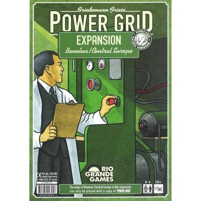 Rio Grande Games Power Grid Benelux/Central Europe Expansion - Board Game Rio Grande Games Power Grid Benelux/Central Europe Expansion - Board Game