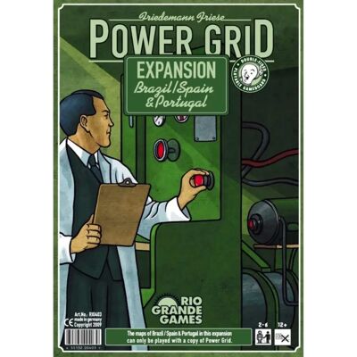 WizKids Games Power Grid Brazil Spain Portugal - Board Game Expansion WizKids Games Power Grid Brazil Spain Portugal - Board Game Expansion