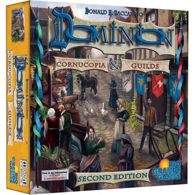 Rio Grande Games Dominion Cornucopia & Guilds 2ème Édition Extension - Publicité Rio Grande Games Dominion Cornucopia & Guilds 2ème Édition Extension - Publicité