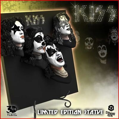 Knucklebonz KISS Album de debut 3D Vinyl - Rzeźba Knucklebonz KISS Album de debut 3D Vinyl - Rzeźba