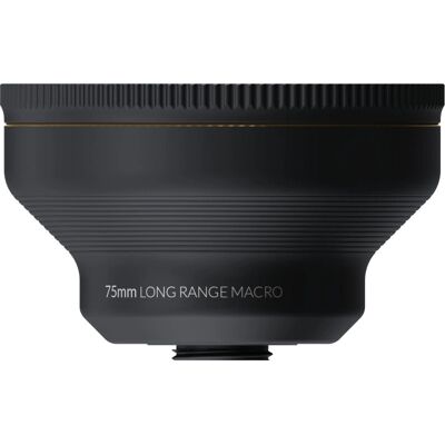 Lente macro compacta para smartphones - Macro de longo alcance 75mm Lente macro compacta para smartphones - Macro de longo alcance 75mm