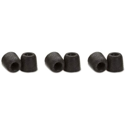 Pontas de espuma de memória Comply Tx-400 - Preto, Pequeno Pontas de espuma de memória Comply Tx-400 - Preto, Pequeno