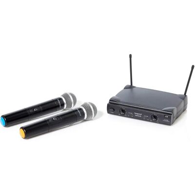 Vezeték nélküli mikrofon szett Bespeco GM905R - VHF, 50m, 2 mikrofon Vezeték nélküli mikrofon szett Bespeco GM905R - VHF, 50m, 2 mikrofon