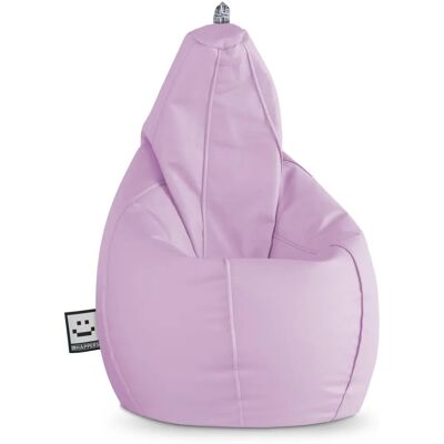 Happers Pouf Lavande Faux Cuir - Confortable, léger & durable - Publicité Happers Pouf Lavande Faux Cuir - Confortable, léger & durable - Publicité