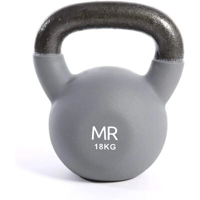 Rebecca Fonte Gris Kettlebell - Sport Fitness 18kg - Publicité Rebecca Fonte Gris Kettlebell - Sport Fitness 18kg - Publicité