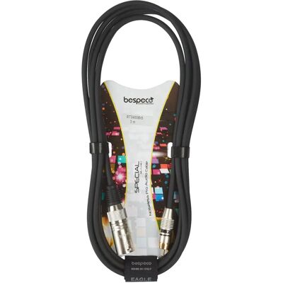 Bespeco BT2400BIS - Csatlakozó Kábel Bespeco BT2400BIS - Csatlakozó Kábel