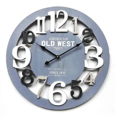 Orologio da Parete Mobili Rebecca - 55cm Moderno Grigio e Bianco Orologio da Parete Mobili Rebecca - 55cm Moderno Grigio e Bianco