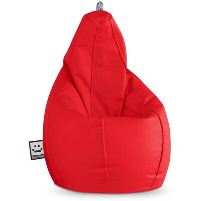HAPPERS - Puf Poltrona Sacco en Similpelle Rojo XL - Puf HAPPERS - Puf Poltrona Sacco en Similpelle Rojo XL - Puf