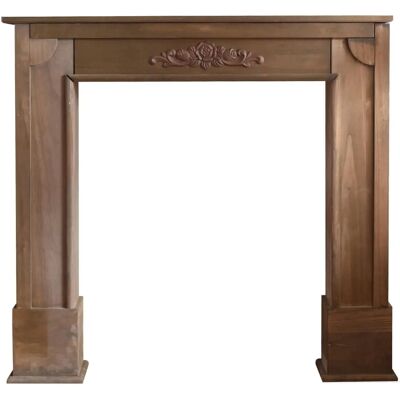Rebecca Möbel Kamin Dekoration - Holz Shabby Stil - 100x105x21cm Rebecca Möbel Kamin Dekoration - Holz Shabby Stil - 100x105x21cm