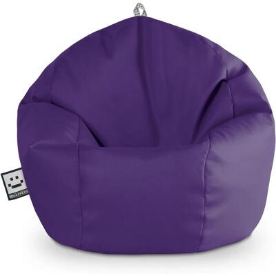 HAPPERS Pouf Bola Lilas - Siège en Simili Cuir pour Enfants - Publicité HAPPERS Pouf Bola Lilas - Siège en Simili Cuir pour Enfants - Publicité