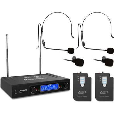 Audibax Missouri 2500-1 Draadloos Microfoonsysteem - Lavalier/Headset VHF Audibax Missouri 2500-1 Draadloos Microfoonsysteem - Lavalier/Headset VHF