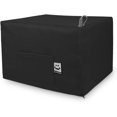 Happers - Puff Cama Confort - Negro - Sofá cama convertible Happers - Puff Cama Confort - Negro - Sofá cama convertible