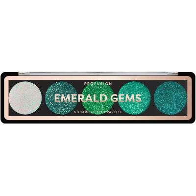 Profusion Emerald Gems Eyeshadow Palette - Vibrant Glitter Shades Profusion Emerald Gems Eyeshadow Palette - Vibrant Glitter Shades