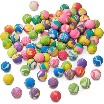 90 Mini Balles Rebonds The Twiddlers - Couleurs Marbrées Vives - Publicité 90 Mini Balles Rebonds The Twiddlers - Couleurs Marbrées Vives - Publicité