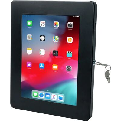 Fali tartó iPad Mini és Tablet számára - Fekete - Nehéz zárható ház Fali tartó iPad Mini és Tablet számára - Fekete - Nehéz zárható ház