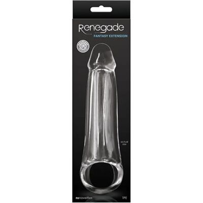 Prolongateur de Pénis Transparent NS Novelties Renegade - 16,5cm Prolongateur de Pénis Transparent NS Novelties Renegade - 16,5cm