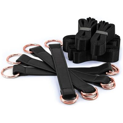 Correas de Bondage NSNovelties - 7.6m, 4 esposas - Equipo de Bondage elegante Correas de Bondage NSNovelties - 7.6m, 4 esposas - Equipo de Bondage elegante