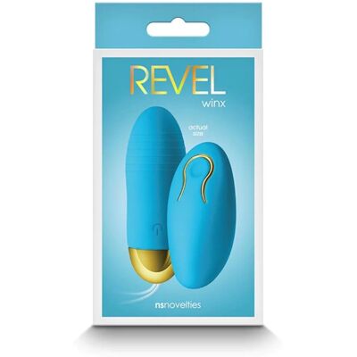 NS Novelties Revel Winx Blue Vibrator - Vibrating, Waterproof, Rechargeable NS Novelties Revel Winx Blue Vibrator - Vibrating, Waterproof, Rechargeable