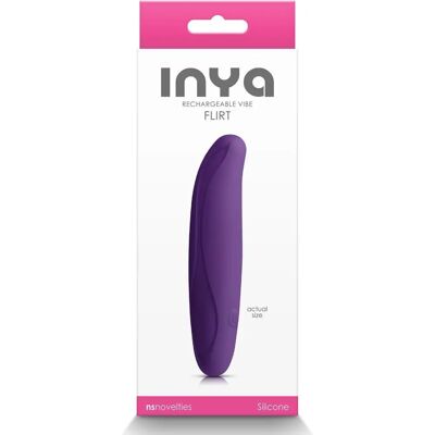 Ns Novelties Inya Flirt Mini Vibratore Scuro - Mini Vibratore Ns Novelties Inya Flirt Mini Vibratore Scuro - Mini Vibratore