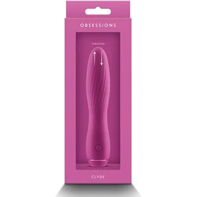 Ns Novelties Clyde Vibratore Rosa Fucsia - Vibratore Ns Novelties Clyde Vibratore Rosa Fucsia - Vibratore