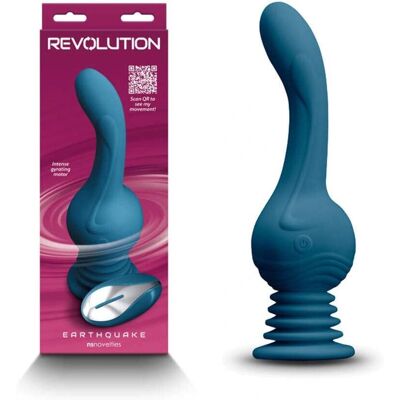 NS Novelties Revolution Earthquake Vibrador Teal Recargable NS Novelties Revolution Earthquake Vibrador Teal Recargable