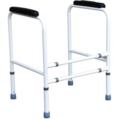 Ausilium Braccioli per WC - Altezza Regolabile - 61-65,5cm Ausilium Braccioli per WC - Altezza Regolabile - 61-65,5cm