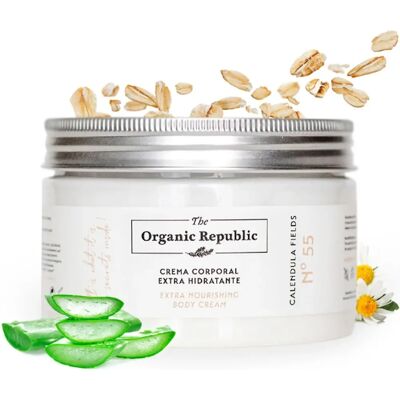 Crema Corporal 250 ml - The Organic Republic Hidrata y Repara Crema Corporal 250 ml - The Organic Republic Hidrata y Repara