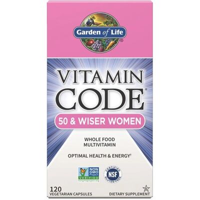 Garden of Life Vitamin Code 50 & Wiser Kobiety - Multiwitamina Garden of Life Vitamin Code 50 & Wiser Kobiety - Multiwitamina