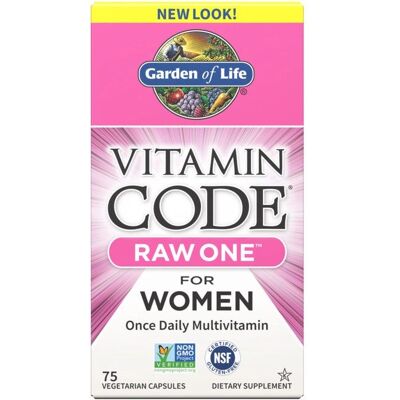 Garden of Life RAW One for Women - Multivitamin - 75 Veggie Caps Garden of Life RAW One for Women - Multivitamin - 75 Veggie Caps