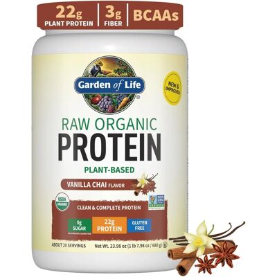 Garden of Life Raw Protein Vanilla Chai - Protein Powder Garden of Life Raw Protein Vanilla Chai - Protein Powder
