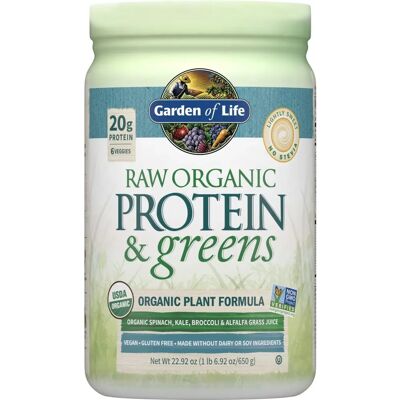 Garden of Life RAW Protein & Vegetables Organic Plant-Based Formula - Protein Powder Garden of Life RAW Protein & Vegetables Organic Plant-Based Formula - Protein Powder