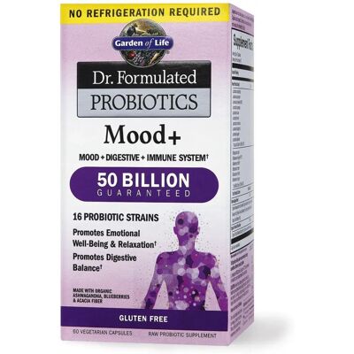 Garden of Life Dr. Formulated Probiotics Mood+ - 50 Miliardów CFU - Kapsułki Wegetariańskie Garden of Life Dr. Formulated Probiotics Mood+ - 50 Miliardów CFU - Kapsułki Wegetariańskie