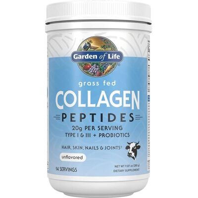 Garden of Life Grass Fed Collagen Peptides - Unflavored - Collagen Peptides Garden of Life Grass Fed Collagen Peptides - Unflavored - Collagen Peptides