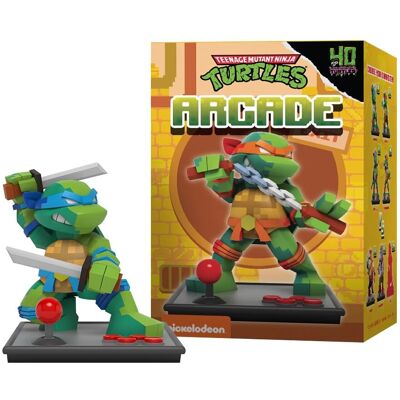 Figurines Arcade Teenage Mutant Ninja Turtles de Mighty Jaxx - Ensemble de 6 - Publicité Figurines Arcade Teenage Mutant Ninja Turtles de Mighty Jaxx - Ensemble de 6 - Publicité